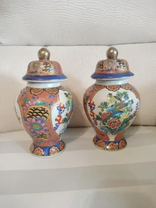 Coppia di vasi cinesi in porcellana