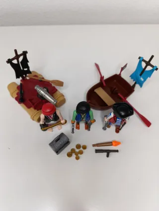 Playmobil Piratas Barcas