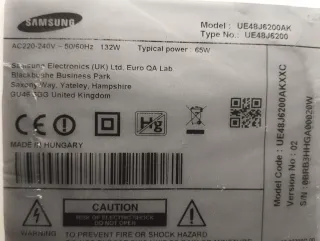 Despiece Samsung UE48J6200AK BN41-02353B