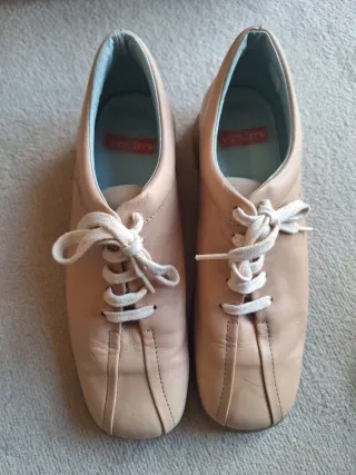 Zapatos Wonders mujer piel beige