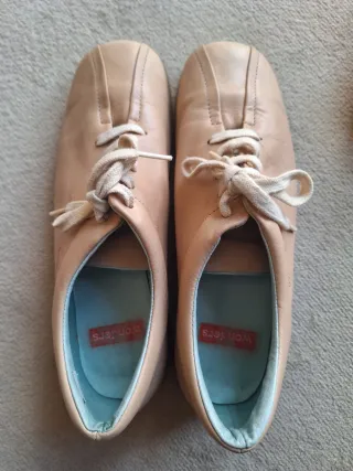 Zapatos Wonders mujer piel beige