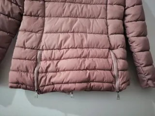 Cazadora acolchada rosa