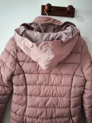 Cazadora acolchada rosa