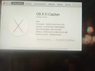 Ordenador Apple Blanco