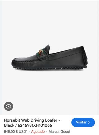 Gucci Horsebit Driving Loafer Senna talla 40 1/2