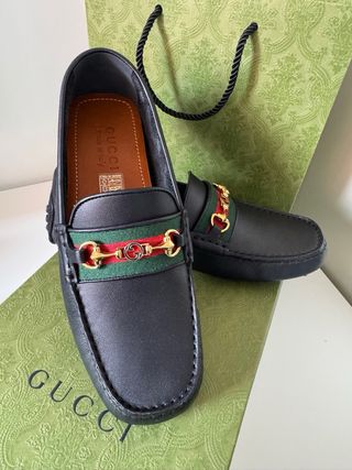Gucci Horsebit Driving Loafer Senna talla 40 1/2