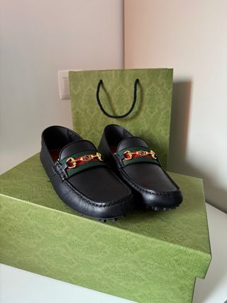 Gucci Horsebit Driving Loafer Senna talla 40 1/2