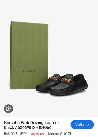 Gucci Horsebit Driving Loafer Senna talla 40 1/2