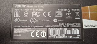 Portátil ASUS X552L i7 4510U 4GB RAM 480 SSD