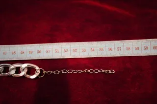 Collar cadena eslabones con monedas