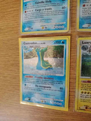 Lote 4 Cartas Pokémon Holo DP
