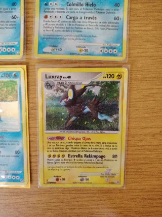 Lote 4 Cartas Pokémon Holo DP