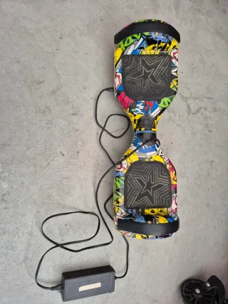 Hoverboard con diseño graffiti
