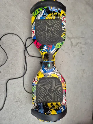 Hoverboard con diseño graffiti
