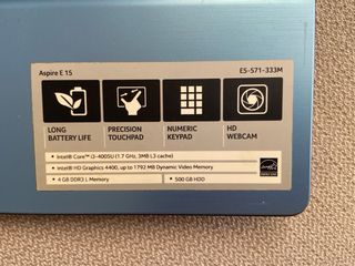 Ordenador portátil Acer Aspire E 15 E5-571-333M