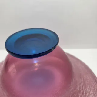 Vaso centrotavola in vetro firmato Elite Murano