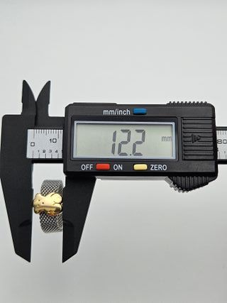 Anillo Tous de Acero y Oro 18K, Niña, 4,16gr, T-15