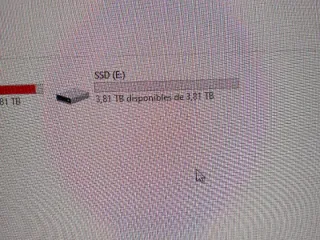 SSD Portátil 4TB USB 3.1 Tipo-C Rojo