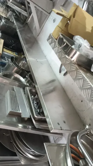 Estantería Acero Inox 198x24.5cm