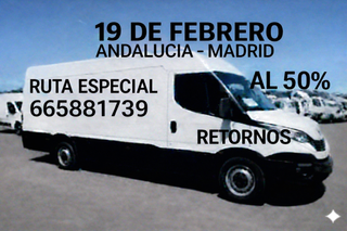 sevilla -malaga -Madrid 50% portes compartidos
