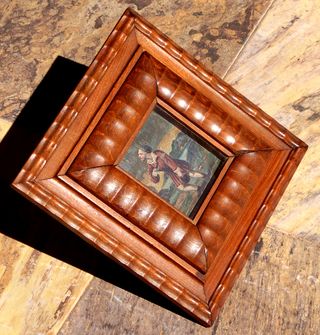 Antigua pintura óleo escuela europea