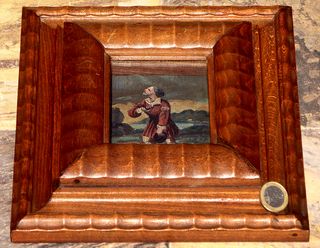 Antigua pintura óleo escuela europea