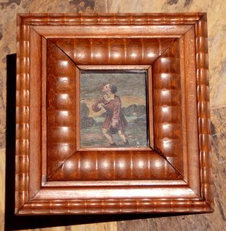 Antigua pintura óleo escuela europea