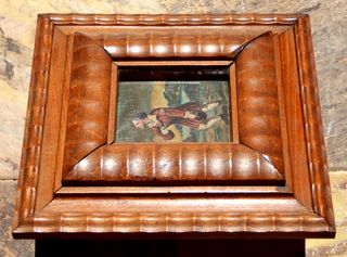 Antigua pintura óleo escuela europea