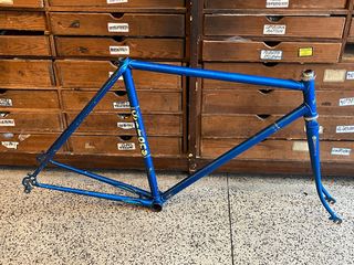 Quadro Bicicleta Gitane Azul