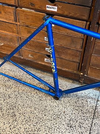 Quadro Bicicleta Gitane Azul