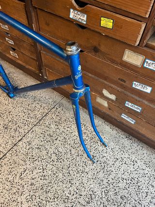 Quadro Bicicleta Gitane Azul