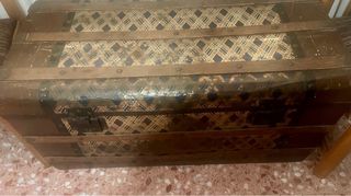 Baúl Antiguo Vintage Decorativo