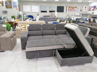 NUEVO: SOFA CAMA RINCONERA POSITANO + PUF 260X160