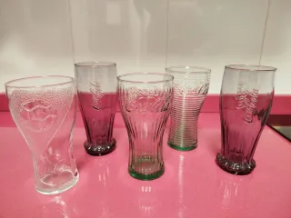 Set 5 Vasos Coca-Cola