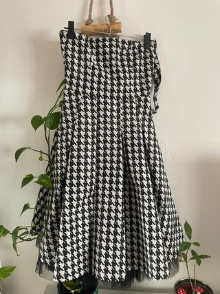 Vestido vintage pata de gallo talla 34