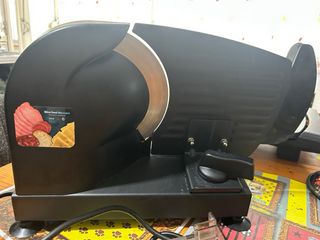 Fiambreira Elétrica Preto e Prata