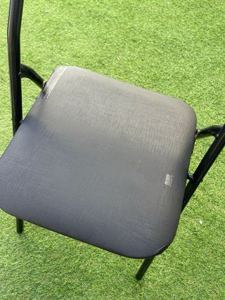 Sillas plegables negras