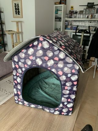 Casita cama para gato o perro