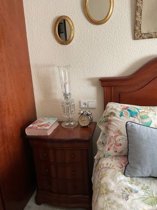 Reloj despertador cromado vintage