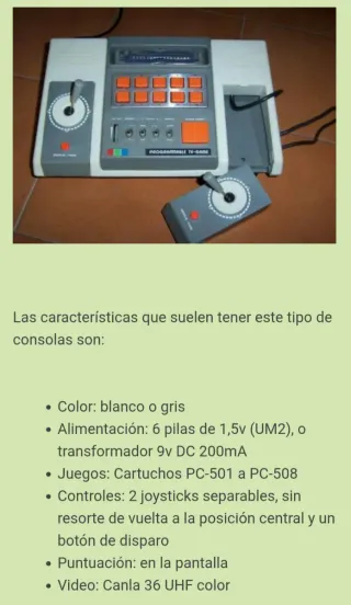 Consola de juegos Supersportic PC-501