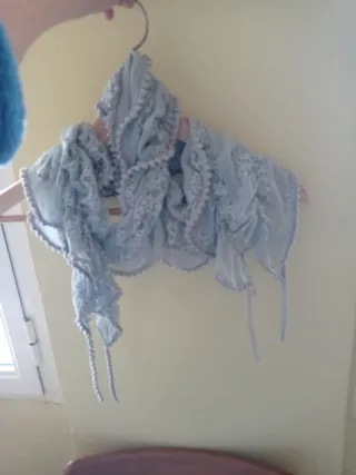 Pañuelo gasa gris clarito