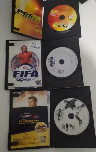 Juegos PC Fútbol: PES 6, FIFA 2001, FIFA 2002