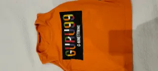 Maglietta neonato arancione G-NINETYNINE