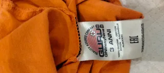 Maglietta neonato arancione G-NINETYNINE