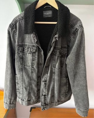 Chaqueta vaquera gris Primark Talla L