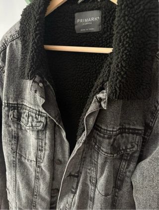 Chaqueta vaquera gris Primark Talla L