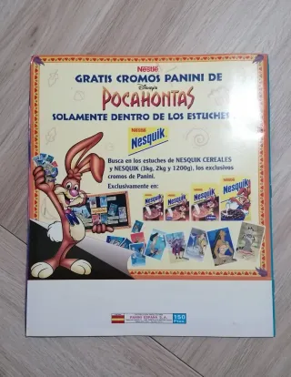 Álbum Pocahontas años '90 (Panini)