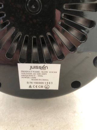 Licuadora Juissen Slow Juicer