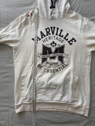 Felpa Marville con cappuccio