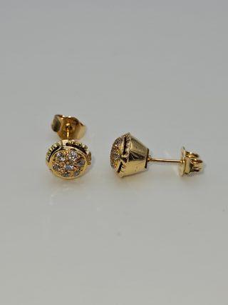Pendientes Oro 18K Redondos 3,55gr